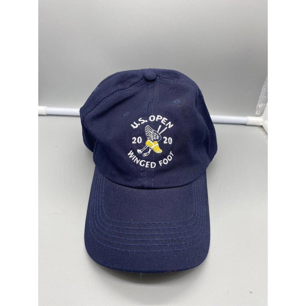 2020 US OPEN Winged Foot Golf Hat Cap USGA Member Adjustable Navy Blue, Sports